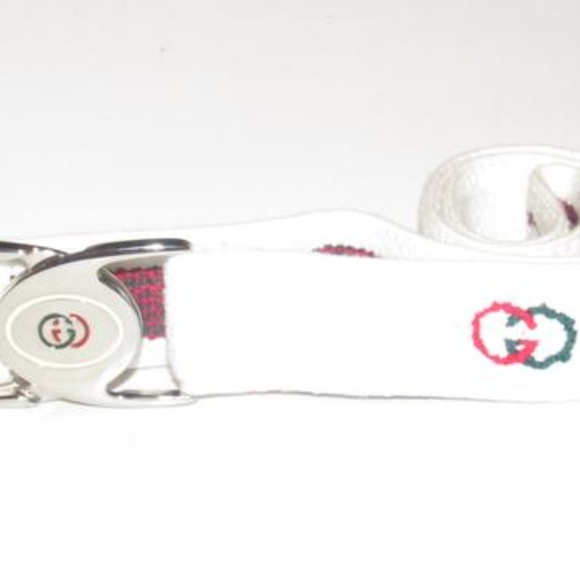 Gucci NOS White Terry Cloth & Red Green Enamel - Picture 4 of 8